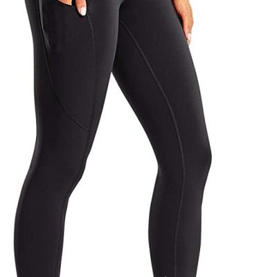 CRZ YOGA Women's Black Nude Feel Workout Leggings L142909 Size XS 0/2