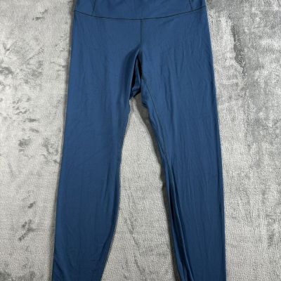 Patagonia Leggings Womens Medium Blue Yoga Workout Gym Stretch Lightweight