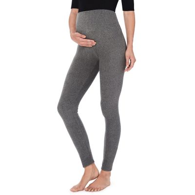 CUDDL DUDS Womens Gray Stretch Heather Evening Skinny Leggings Maternity S