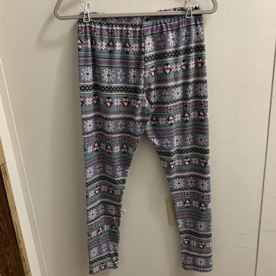 No Boundaries Leggings 2 Pair Multicolor L-XL Waist 29-31” Inseam 27” Mid Rise