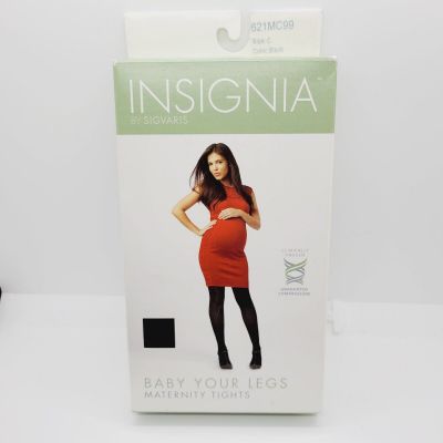 Insignia Baby Your Legs Size C Maternity Compression Tights Black NEW #621MC99