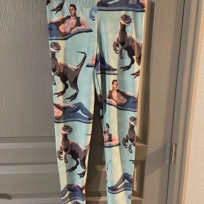 Chris Pratt Jurassic World Womens L Leggings