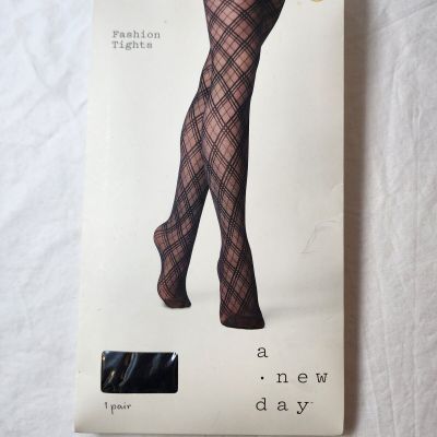 New A New Day Women's Tights Full Waistband Elastic Closed Toe Size S/M