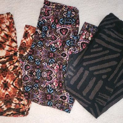 Lularoe TC Leggings Lot Of 3