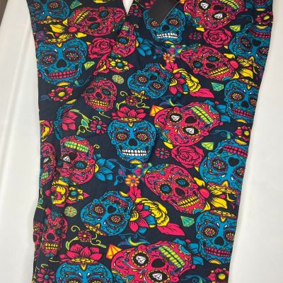 OS Bright Skull Leggings