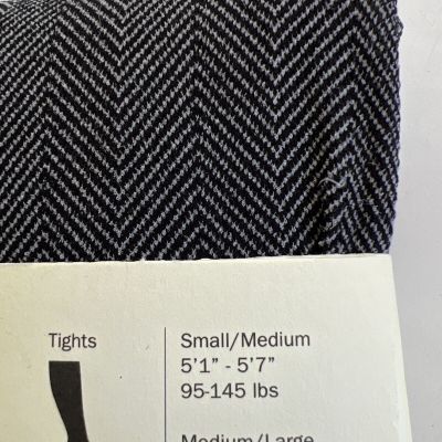 J Crew Women’s Tights Striped Black Small/medium New