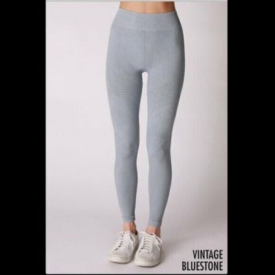 NEW Amazing Moto Style Jeggings in Blue Gray One Size by Nikibiki