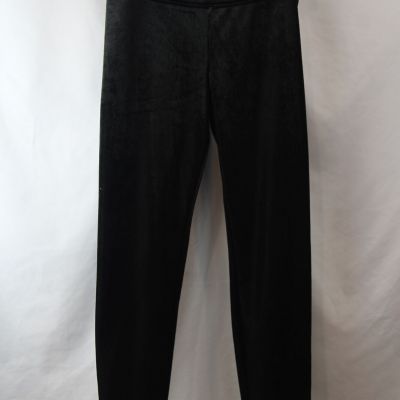 NWT WHBM Women's Black Velvet Corduroy Skinny Ankle Leggings sz 12R