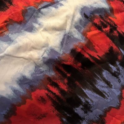 LulaRoe Black/Red/White/Blue Tie Dye Leggings  TC NWOT