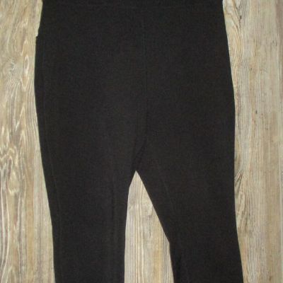 POP FIT Women's Size 2XL Pull On Athletic Crop Capri Leggings Yoga Msre 30.5x19