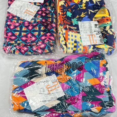 3 Pair of LuLaRoe Tall and Curvy Buttery Soft Workout Yoga Leggings TC 6