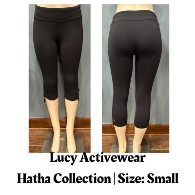 Lucy Activewear Hatha Collection Black Leggings | Size: Small