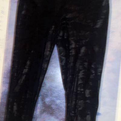 spanx faux leather camo leggings XL,  New w/o tags