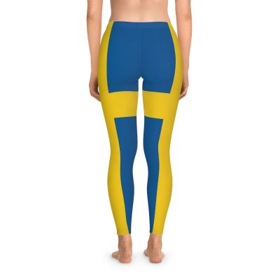 FLAG SWEDEN PINKBERRY™ Stretchy Leggings custom design Admir Kacamakovic