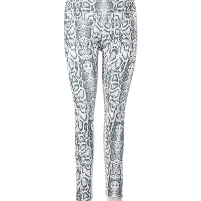 Savvi Fit Women Silver Leggings M