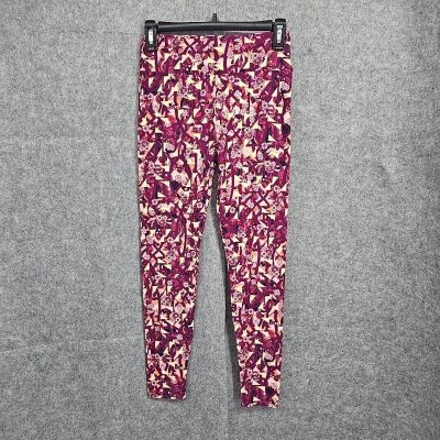 LuLaRoe Leggins Woman One Size 2-10 Multicolor Floral Pattern Soft Activewear