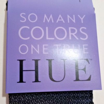 HUE Opaque Tights with Control Top Size 1 fits 100-150 lbs Black - NWT