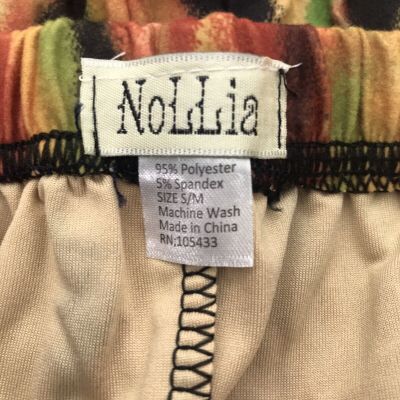 NWT LO2 Nollia Womens S/M Multicolor Tie-Dye Pattern Fashion Seamless Leggings