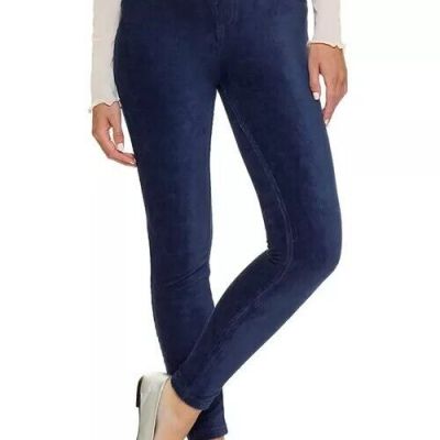 HUE SZ XS Navy Cool Corduroy Leggings U22958H