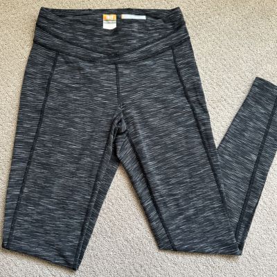 lucy powermax Leggings Sz S Hatha Collection Gray Heathered Pant Workout Spandex