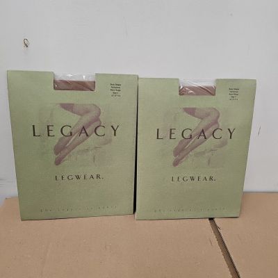 Legacy Legwear Womens Warm Beige Size C Lot of 2