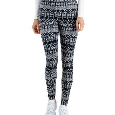 Style & Co Womens Fair Isle Mid Rise Leggings