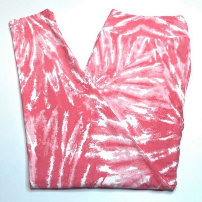 NEW LuLaRoe TC2 Leggings Tie Dye PINK Stripe Line COLORFUL Hippie Island BCA Fun