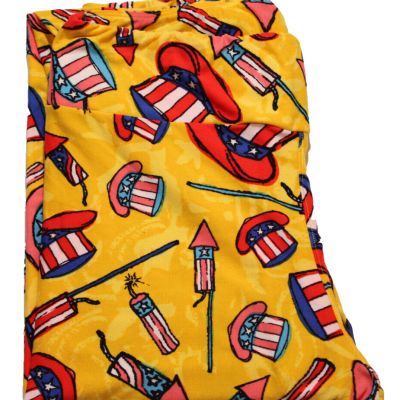 NWOT LuLaRoe Patriotic 4th of July leggings Tall and Curvy Fireworks Hats