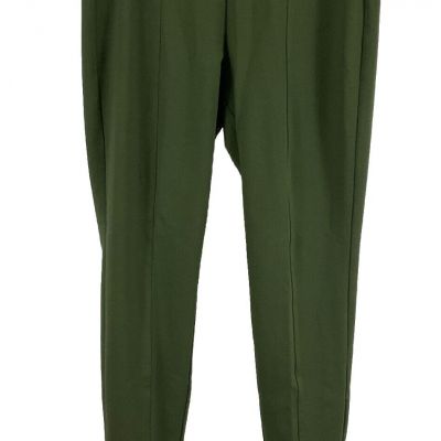 Michael Kors Pull On Ankle Leggings Green Size XL