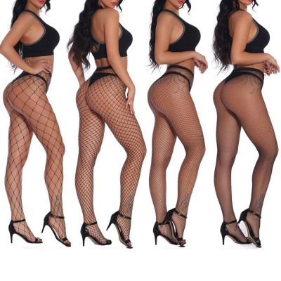 Fishnet Stockings Fishnet Tights Thigh High Stocking Pantyhose High Waist Tights