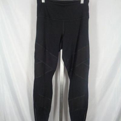 Athleta Black Sophia Moto Street Tight Leggings Size Small