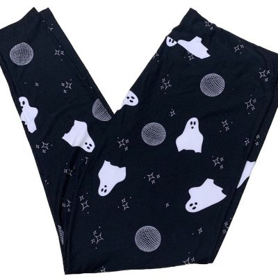 LuLaRoe Girls Leggings TW TWEEN Halloween Ghosts Disco Gigi & Jax Size 00-0 NWT