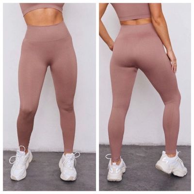 SETActive SCULPTFLEX Legging *Bloom* Mauve High Rise 7/8 Length Sz M