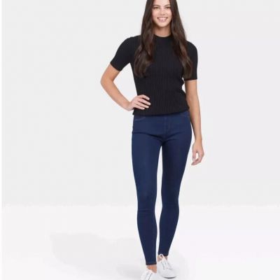 Assets by Spanx  sz S Indigo Rinse Shaping Denim Leggings Style 20357R NWT