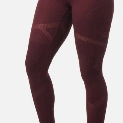 Smartwool Intraknit 200 Thermal Bottom Leggings Size S Black Cherry Base Layer