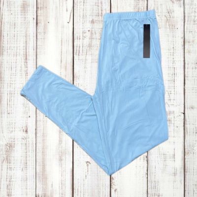 Women’s Leggings Depot Plus Size 3X-4X Light Blue NWT Stretchy Buttery Soft