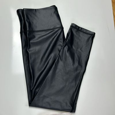 Zyia Active Faux Leather 7/8 Leggings sz 12 euc