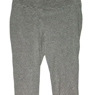 Women's Gray Mossimo Capri Leggings Small Cotton Blend