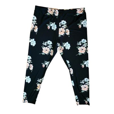 Shein Curve Casual Floral Leggings Size 3XL Fits Like 1XL