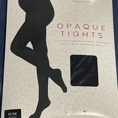 Maternity Opaque Tights Isabel Maternity Ingrid & Isabel Black S/M New Sealed