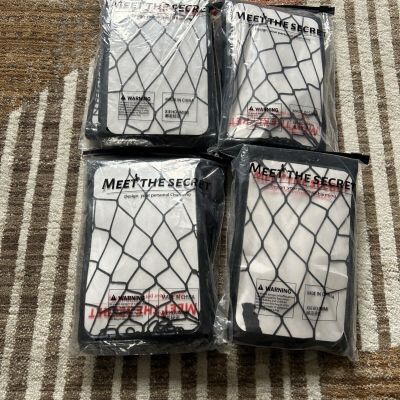 Lot Of 5 Wholesale Women’s Fishnet Tights 4 Per Pack