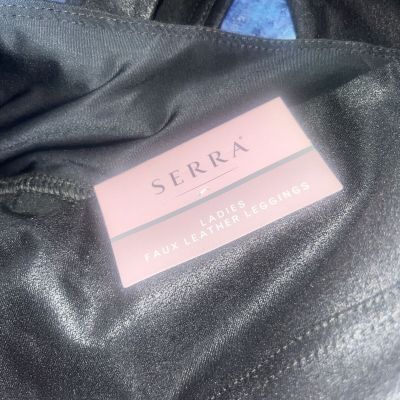 Serra Ladies' Faux Leather Leggings NWT