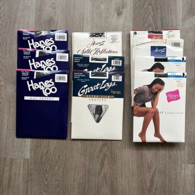 hanes vintage pantyhose lot