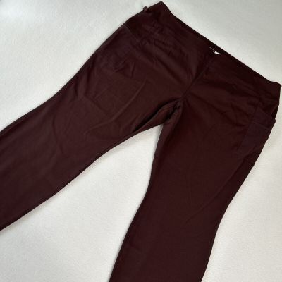 Carhartt Women's Size 2X Force Lightweight Pocket Fitted Legging Burgundy