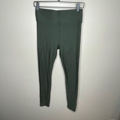 Lou & Grey Green Soft High Waist Leggings Sz S WOmens Ankle Casual Atheleisure