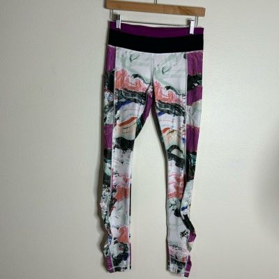 LULULEMON Speed Tight III Pigment Wave print athletic leggings gym workout 6