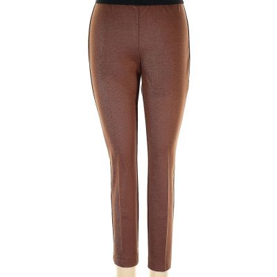 Talbots Women Brown Leggings 4 Petites