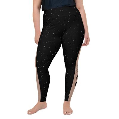 SHE REBEL - Crescent Moon And Sun Leggings | Plus Size