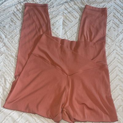 Aerie Offline Real Me 7/8 Hi Rise Legging Size Large Peachy Orange