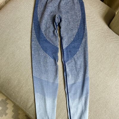 NWT Victoria’s Secret VS PINK Blue Ombre Gradient Workout Legging Small S